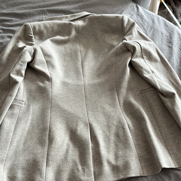 Gray/tan cotton blazer - Picture 7 of 7